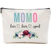 AcevedoDesign Momo Live Love Spoil Makeup Bag, Grandma Mother's Day