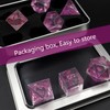 DND Liquid Dice Set Polyhedral Dice for Dungeons & Dragons