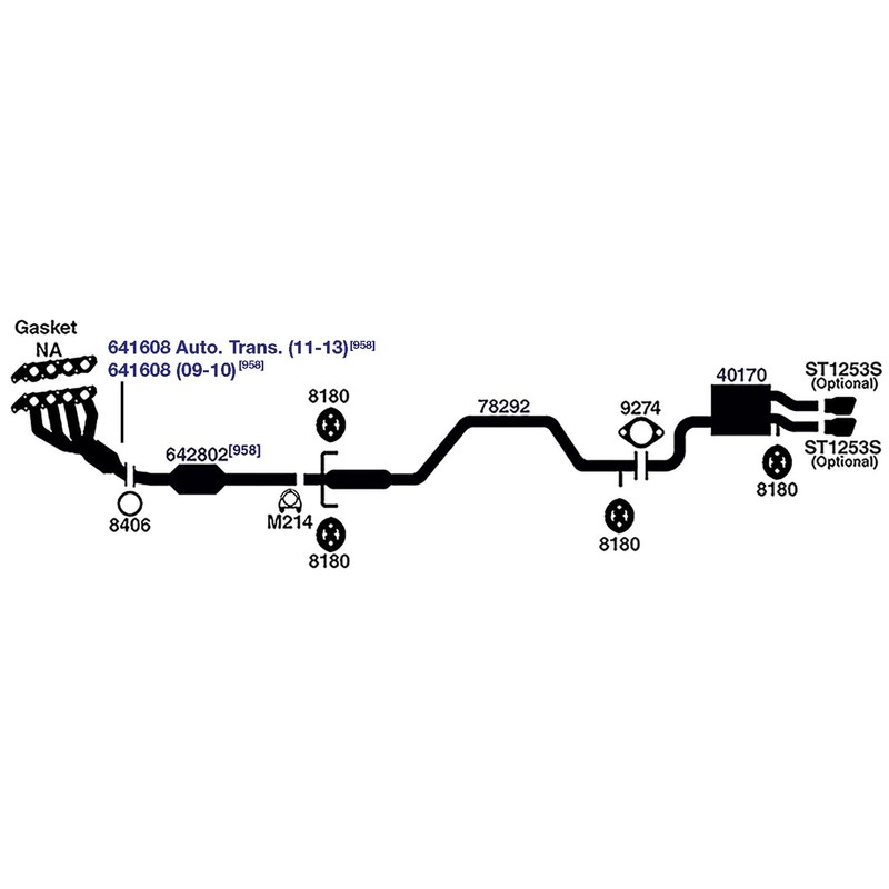 AP EXHAUST 40170 Muffler - Welded Assembly