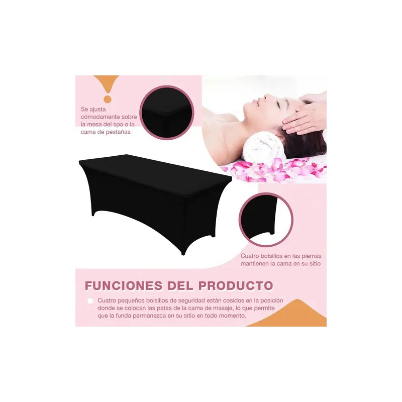 Funda Cubre Camilla Lashista, Micropigmentación Y Masajes