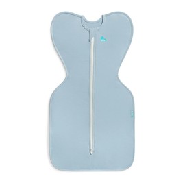 Love to Dream Swaddle, Baby Sleep Sack, Swaddle Up Self-Soothing Swaddles for Newborns, Get Longer Sleeps, Snug Fit Helps Calm Startle Reflex, Lite 0.2 Tog Sleep Sack, 13-19 lbs, Soft Blue