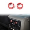 Metal Look Air Conditioner Switch Control Button Knob Cover for