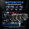 Par Luces Led Auxiliares Faros Para Motos Auto Impermeable
