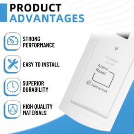 297370600 Upgraded Freezer User Control Display Board Assembly Compatible with Frigidaire Crosley Electrolux Gibson Kelvinator Kenmore Replaces 297241800 297366100 297345500 2020880 PS3502428
