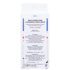 Kao Biore Men's Deep Cleaning Pore Strips Pack White Type 10 Pieces