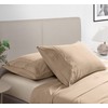 P Pothuiny 100% Microfiber Pillow Cases - Super Soft Beige