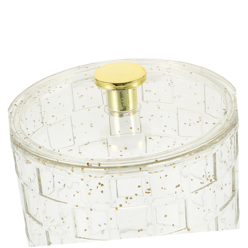 Ciieeo Cotton Swab Storage Case Container Makeup Cotton Organizer Box