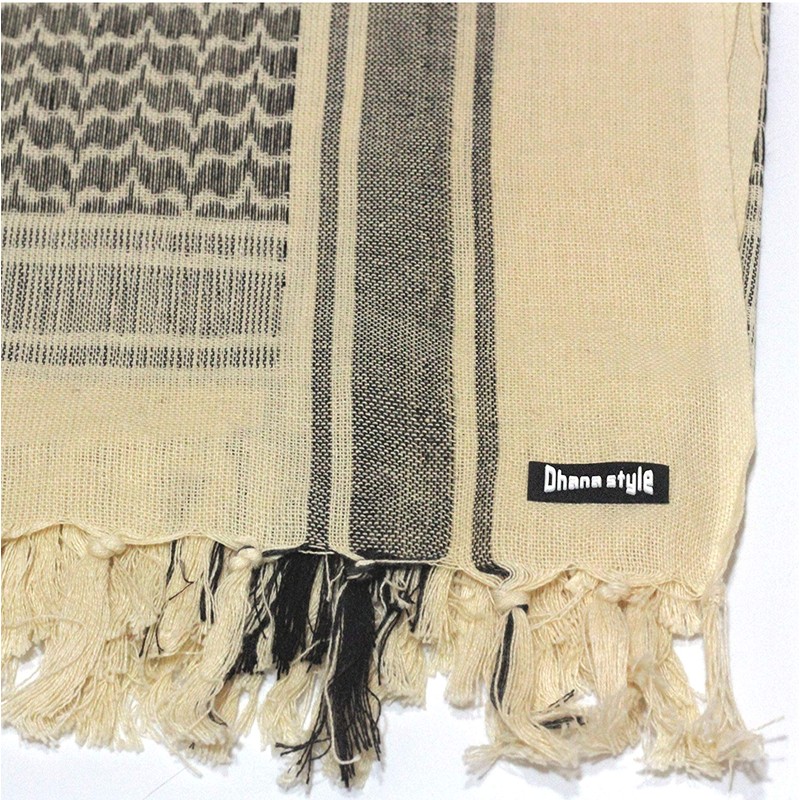 100% Cotton Scarf, Afghan Stall, Arab Stall, Scarf, Shemagh, lvory