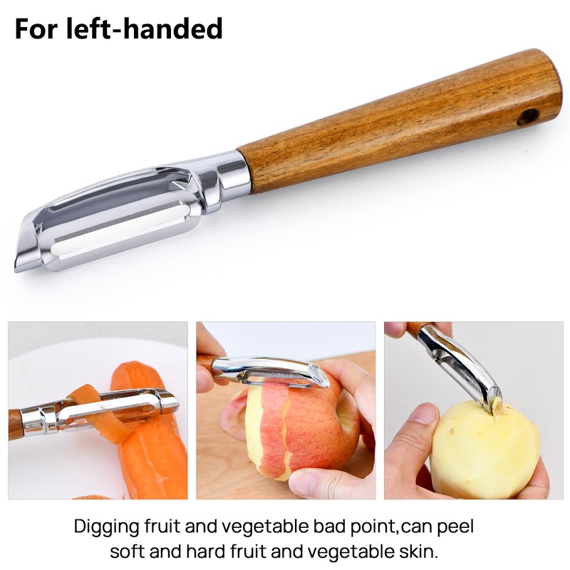 KYDIFS Left Handed Kitchen Scissors and Left Handed Peeler, All
