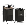 Laundry Hampers,Laundry Basket， Laundry Sorter with Top Shelf & Removable