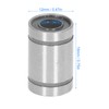 10Pcs Linear Motion Bearing Alloy Steel 6mm ID 12mm OD