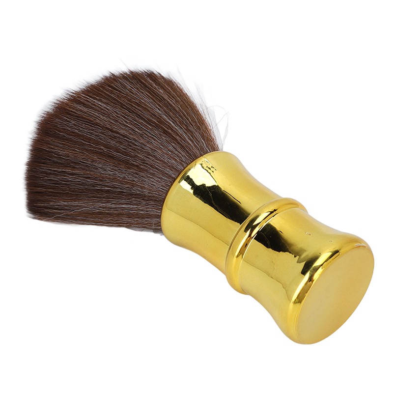Barber Neck Duster Brush Soft Hair Electroplating Process Barber Brush