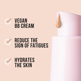 aden BB Cream VEGAN reducing the sign of fatigues FSP15 (01 Ivory) Made in Italy