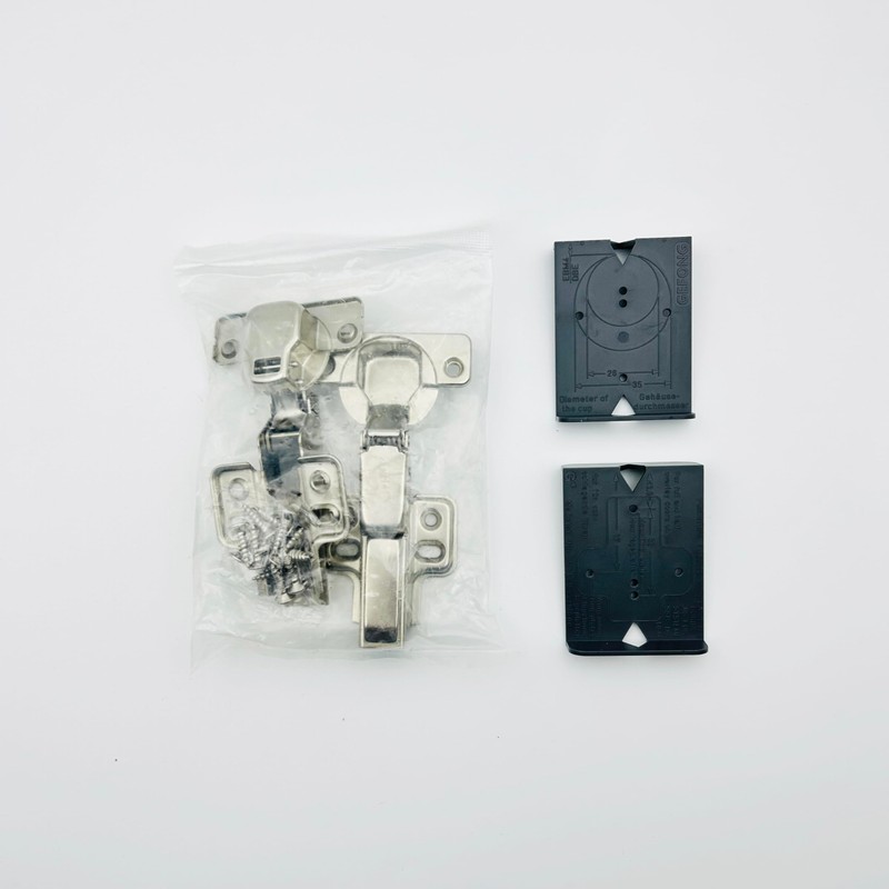 GEFONG 105 Degree Clip-on Half Overlay Kitchen Cabinet Soft Close