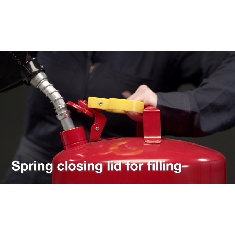 Eagle 5 Gallon Type I Red Safety Gas Can for