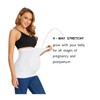 KUNINDOME Combination of Maternity Shirts Extenders and Pants Waist Extenders,