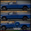 NEIFILES 4PCS RGB LED Side Marker Lights Compatible with 2003-2009