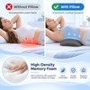 Lumbar Support Pillow - Memory Foam Lumbar Pillow for Bed
