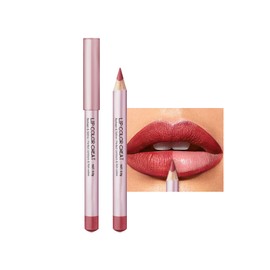 Matte Red Lip Liner Highly Pigmented Waterproof Lipliner Pencil Lasts 24H Creamy Lipliner Pen Precise Application Lip Liner with Silky Texture, For Big & Plump Lips