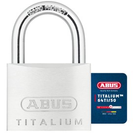 ABUS 64Ti/50 50mm Titalium Padlock Alike Keyed KA6511