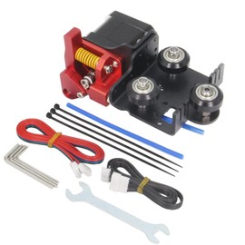 Zeberoxyz Upgrade Direct Drive Support Aluminum Plate with Pulleys with Dual Gear Extruder with Stepper Motor Kit for Ender 3 V2 Ender 3 Pro CR-10(Plate+Extruder+Motor Kit)