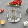 Artoid Mode Snowflakes Trees Snowman Deer Christmas Table Cloth, Rectangular