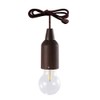 LED Pull Cord Light Bulb Portable Hanging Lantern Battery Operated