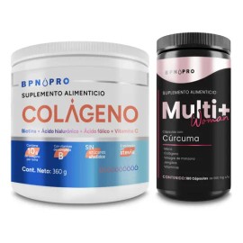 Multivitamínico Para Mujer + Colágeno En Polvo Bpn Pro Sabor Sin sabor