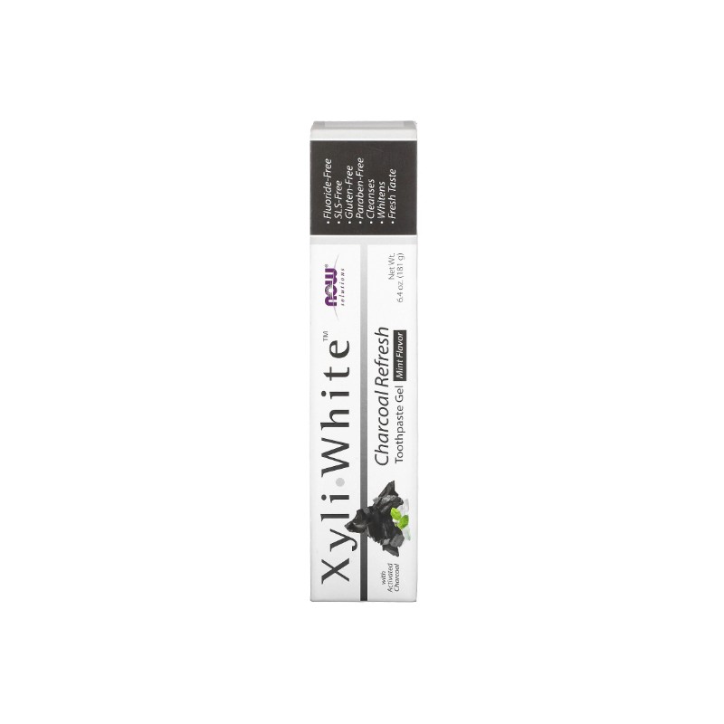 Solutions, XyliWhite, Charcoal Refresh, Toothpaste Gel, Mint, 6.4 oz (181