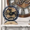 The Gears Clock Desk Clock 10 inches with Real Moving