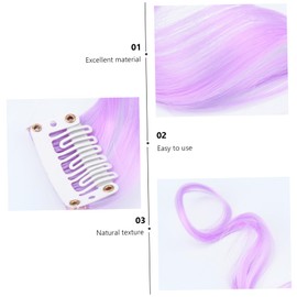 Baluue 12pcs Women's Hair Extensions Long Curly Hair Piece Comfortable Stylish Synthetic Wig Fake Hair