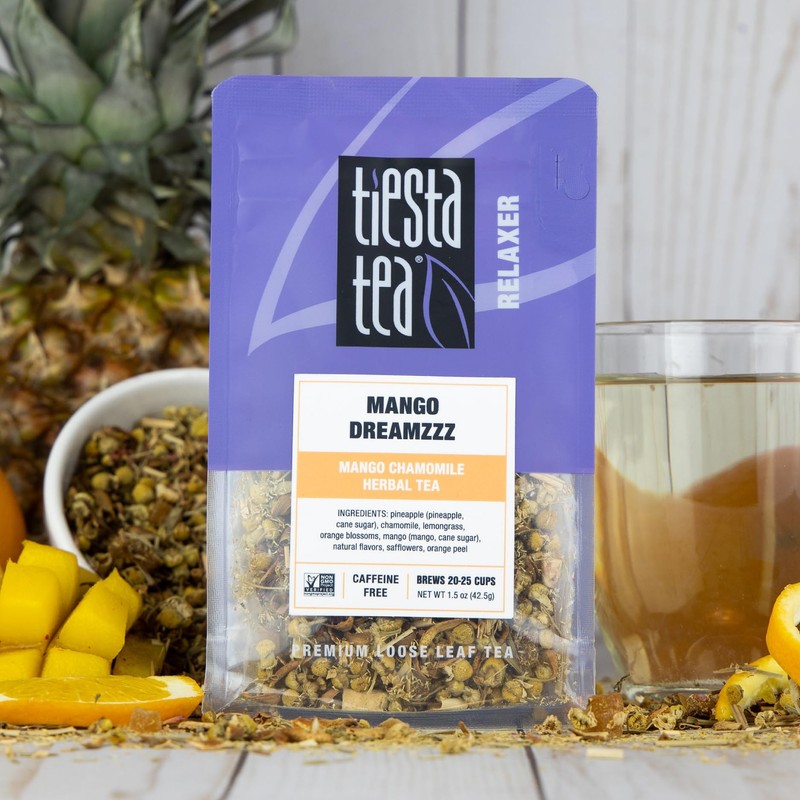Tiesta Tea - Mango Dreamzzz Chamomile Loose Leaf Herbal Tea,