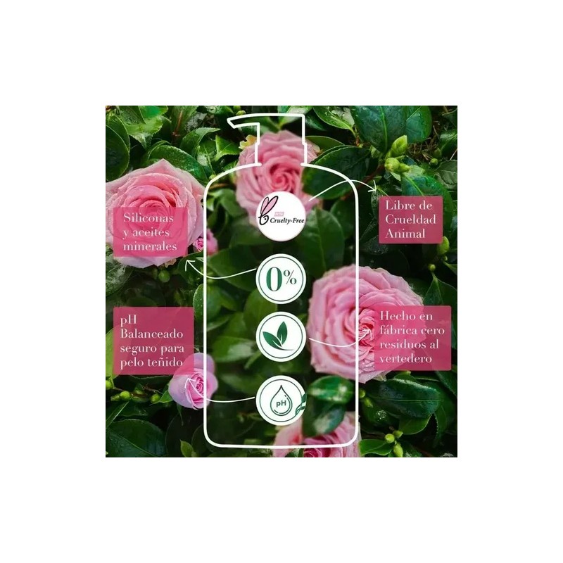 Shampoo Herbal Essences Pétalos De Rosa 865ml (2 Piezas)