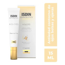 Isdinceutics K-Ox Eyes Crema Contorno de Ojos, Uso Día y Noche, Todo Tipo de Piel, 15g