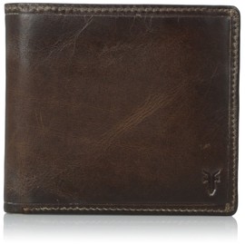 FRYE Men's Logan Antique Pull up Billfold, Dark Brown, One Size