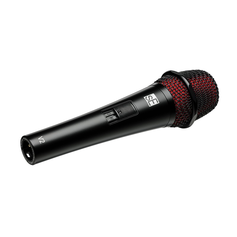 SE Electronics V2-SW-XLR Supercardioid Dynamic Handheld Microphone with On/Off Switch