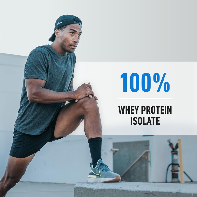 Isopure Zero Carb 100% Pure Whey Isolate Protein Powder, Lactose