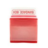 Bandage Box Bandage Box Container, Red with White Center