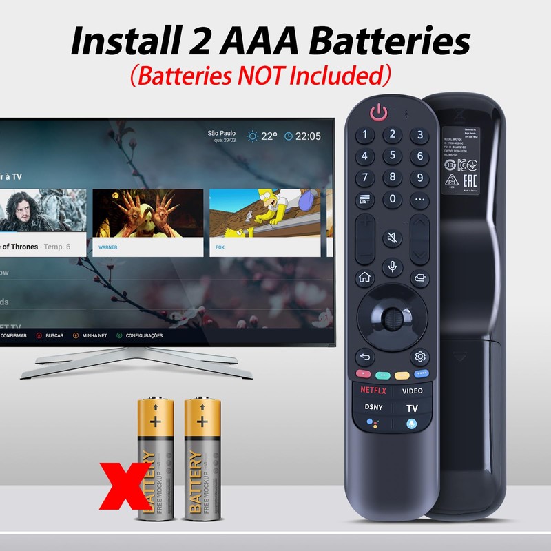 AN-MR21GC MR21GA Voice Magic Remote Control for LG 2021 OLED