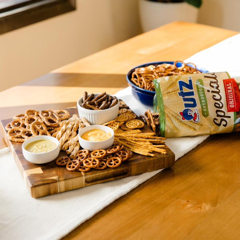 Utz Sourdough Specials Pretzels, Original, 63 oz. Barrel, Classic Pretzel
