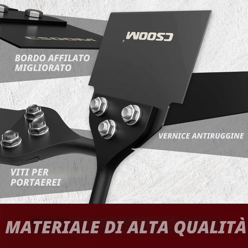 CSOOM Scalpello SDS-Plus da 100 mm con lama di ricambio
