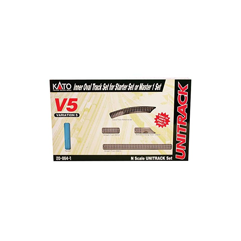 Kato USA, Inc. N V5 Inside Loop Track Set, KAT208641
