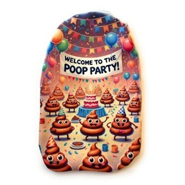 Poop Party Stoma Bag Pouch | Humorous Ostomy Cover for Colostomy, Ileostomy & Urostomy | Soft & Stretchy for Comfort, Discretion & Style