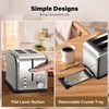 YSSOA 2-Slice Toaster with Extra Wide Slot & Removable Crumb