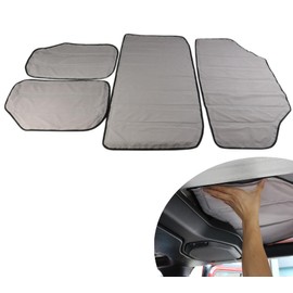SINLIRU JK Hardtop Headliner Hard Top Roof Heat Cold Insulation Cotton Sound Deadener Mat Kit for 2011-2018 Wrangler JK 4 Doors