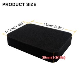 YGQ 17211-899-000 Luftfilter für Honda Generator GP5500 GP6500 GP6500E GP7500 GP7500E GP8000E RS5500 RS7000E EB5000X EM5000SX EB5000 EB6500 EB3500 EM6500SX mit F6RTC Zündkerze