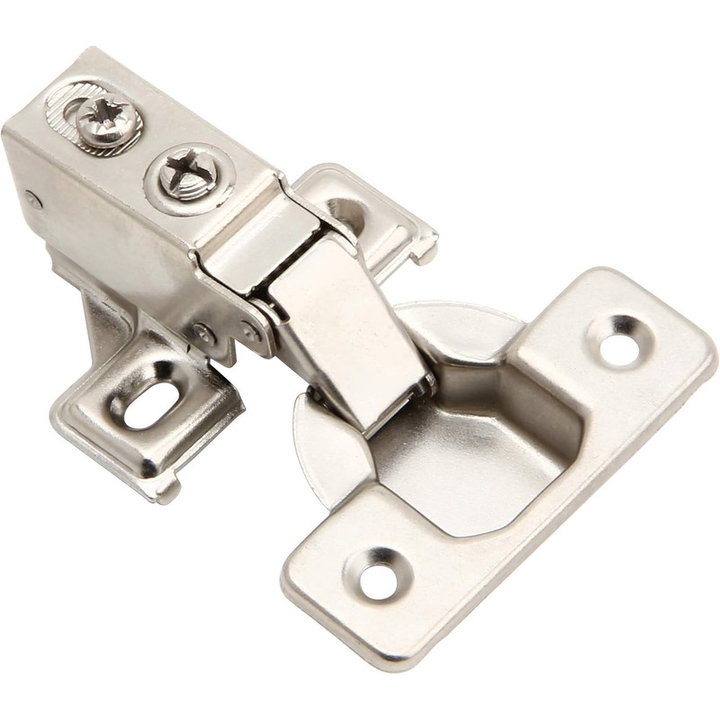 2 Pack Silverline Quiet Soft Close Cabinet Door Hinges, Face