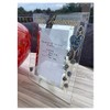 45th Wedding (Sapphire) Anniversary Photo Frame (P) (5x7) Flower