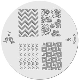 Konad Stamping Schablone M101