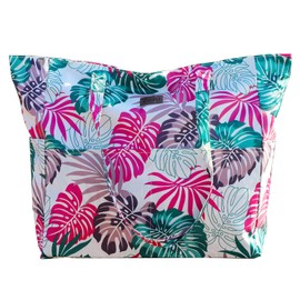 We We Oversize Straw Beach Bag Duffel Bags Waterproof Canvas Tote Hand Bag for Women Girls (Beach Bag 001)